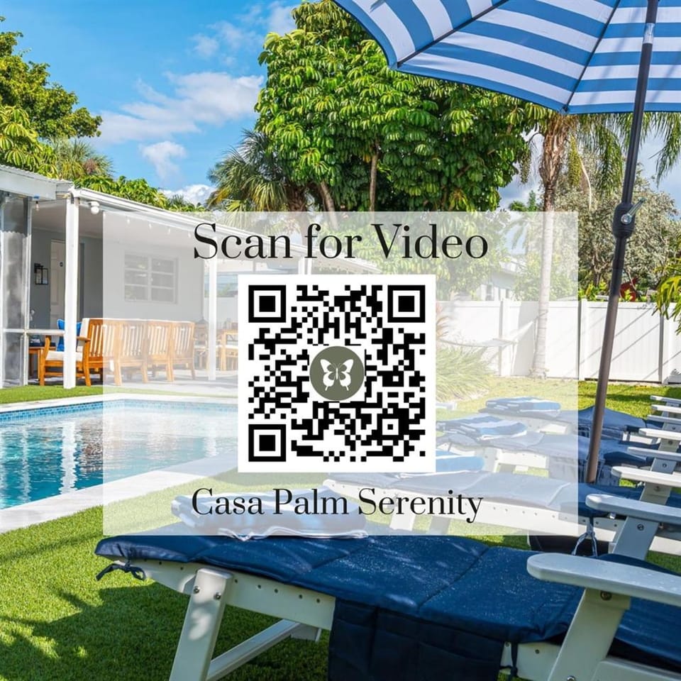Casa Palm Serenity Salt Pool Close to the Pier House in Pompano Beach