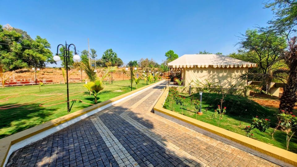 Property building, Garden view