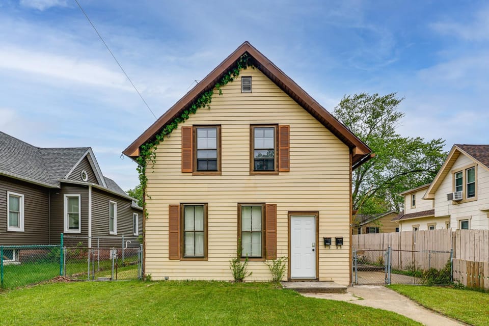 Walkable Apt in Dtwn Michigan City! 2 Mi to Beach Apartment in Michigan City