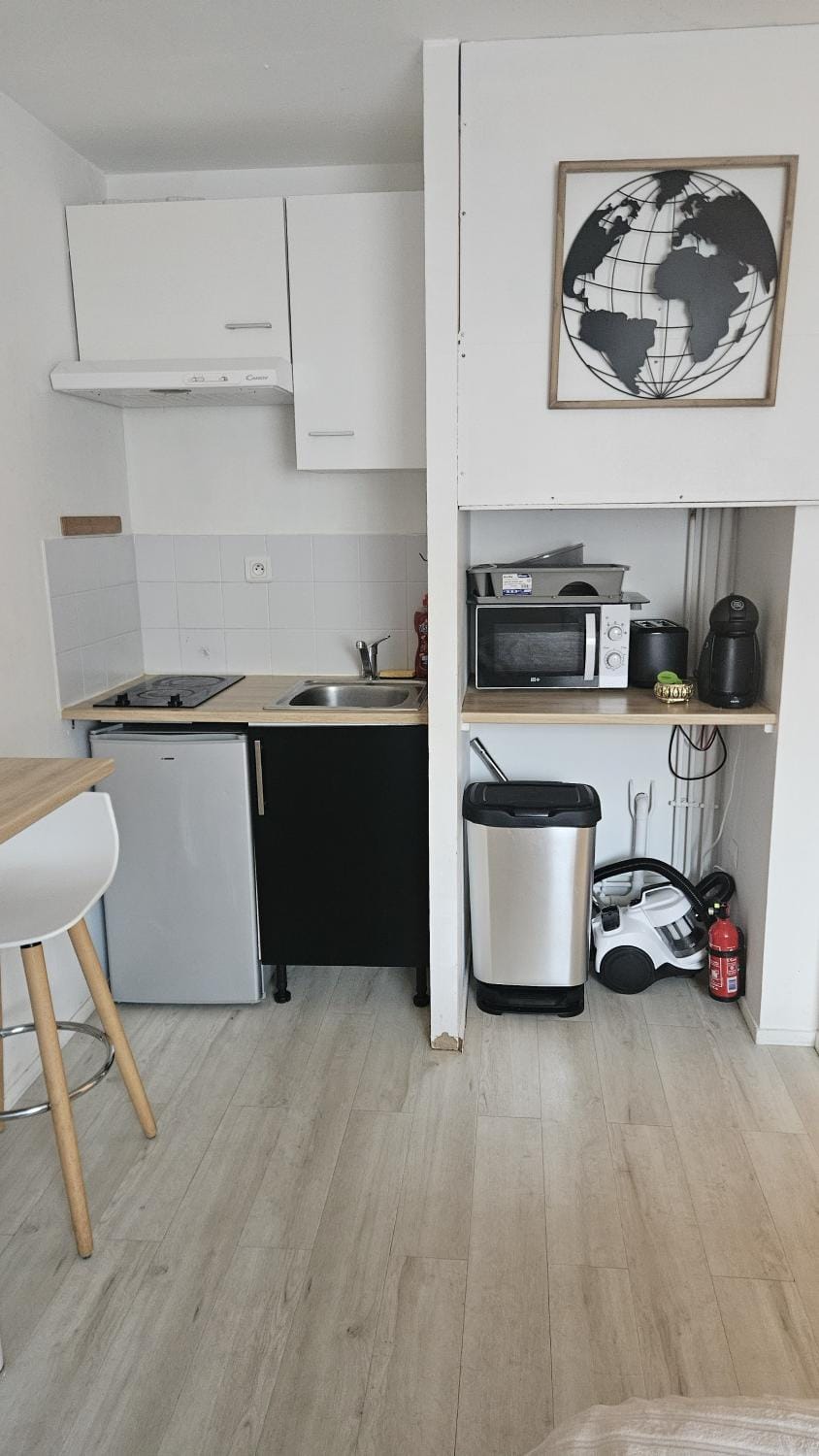 Studio chaleureux au centre-ville de Saint-Brieuc Apartment in Brittany