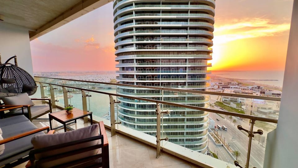 1BR New Alamein Towers - Sea & Lagoon View - With Free Access Lagoon by newalameinrent Apartment in Egypt