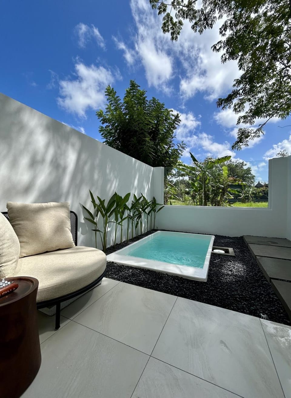 Patio, Natural landscape, Garden view, Swimming pool