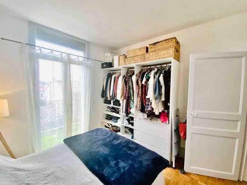 Bed, Photo of the whole room, Bedroom, wardrobe