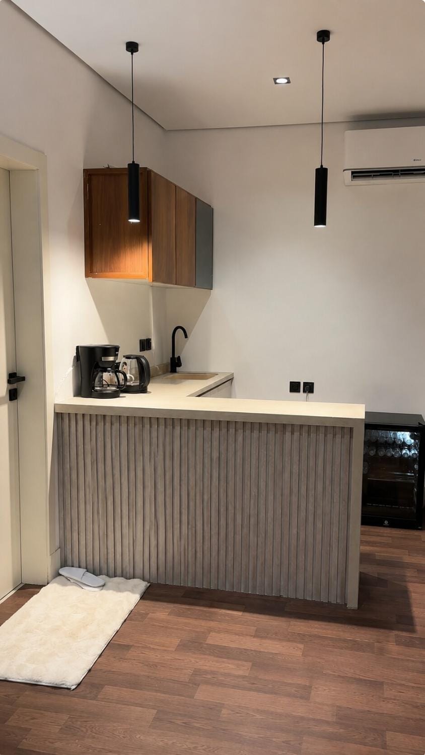 New room and living room with a modern design in Al-Taawun neighborhood, self check-in Apartment in Riyadh