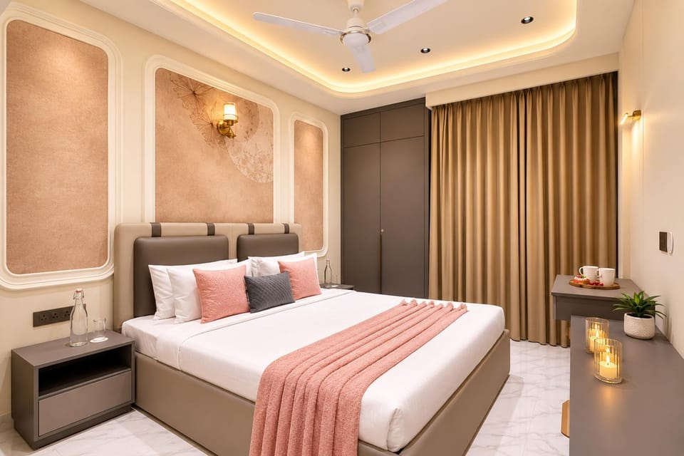 Bed, Photo of the whole room, Bedroom