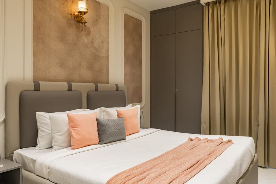 Bed, Photo of the whole room, Bedroom, wardrobe