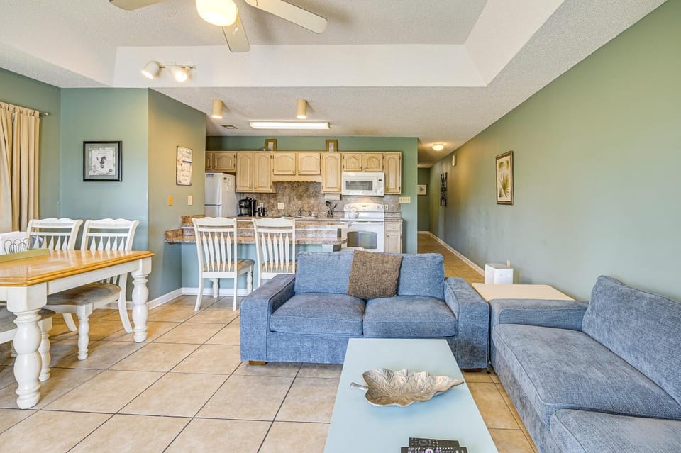 Patio & Water Views! Family Condo in Myrtle Beach House in Surfside Beach