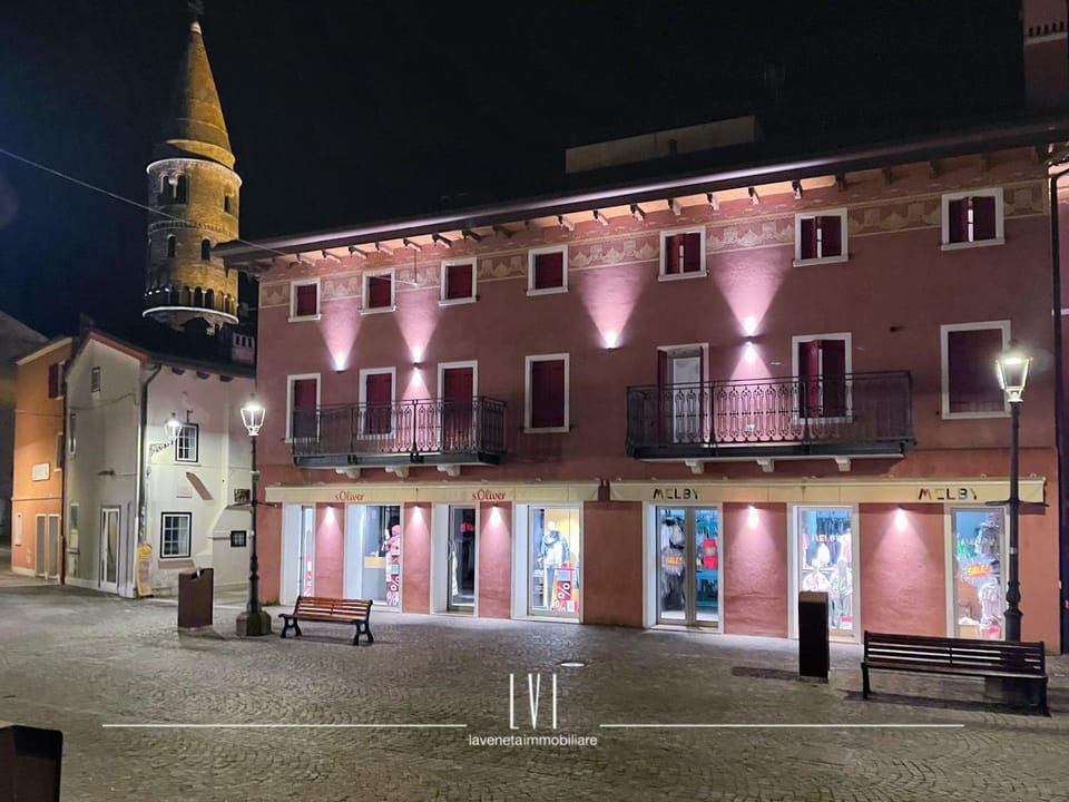 Property building, Night, Street view