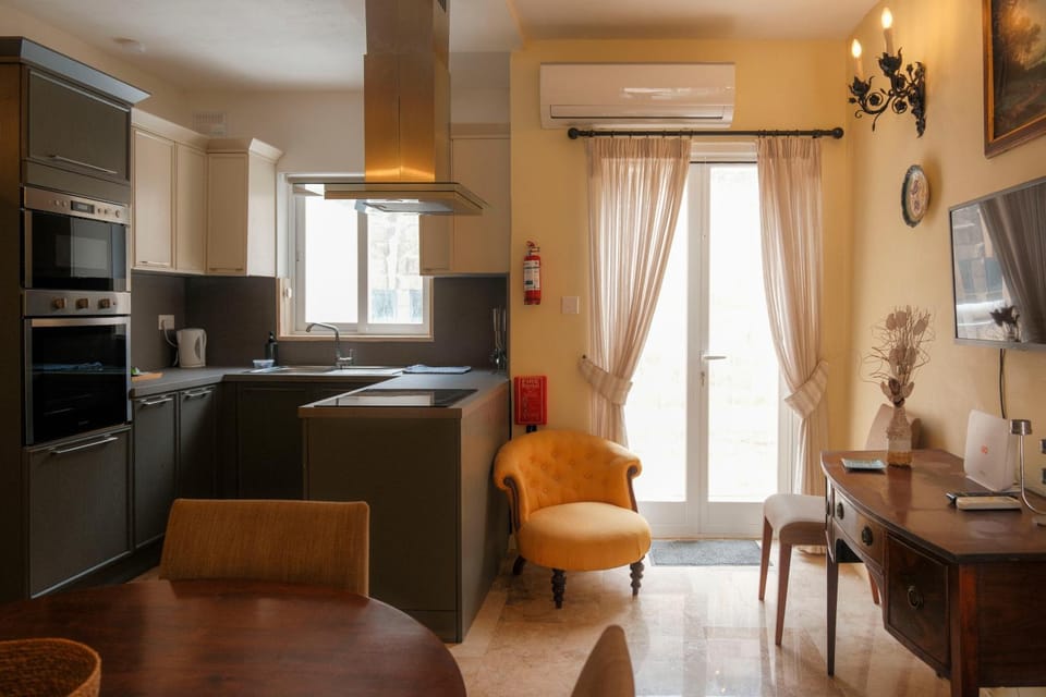 TV and multimedia, Kitchen or kitchenette, Living room, Photo of the whole room, Dining area, internet, internet, oven, stove, air conditioner