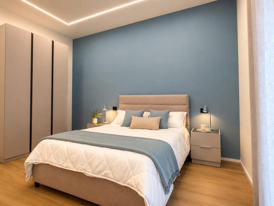 Bed, Photo of the whole room, Bedroom, wardrobe