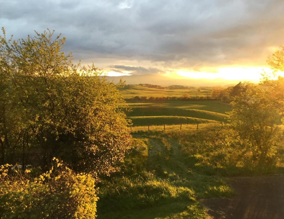 Natural landscape, Sunset