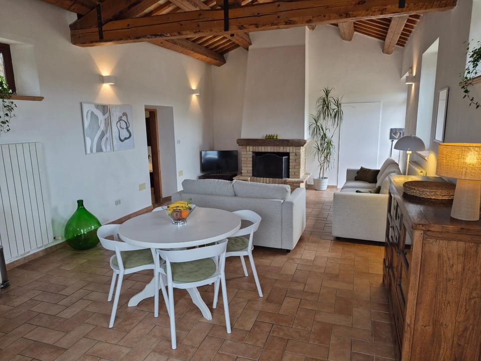 Living room, Seating area, Dining area