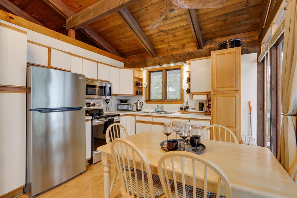 Waterfront Deck + Views: Schroon Lake Sanctuary House in Schroon Lake