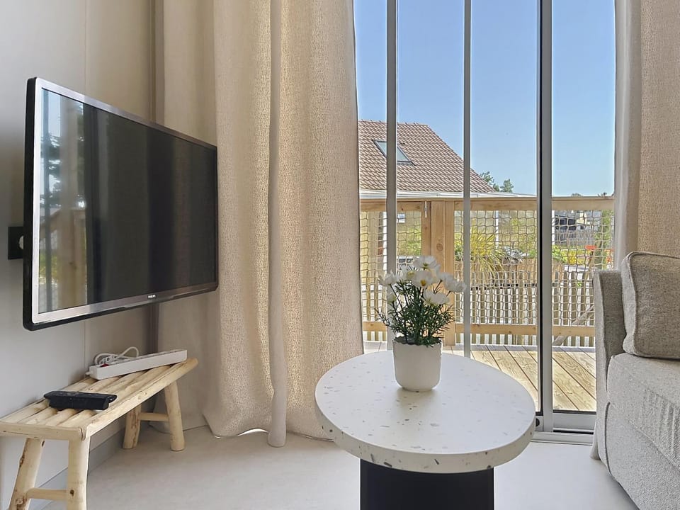 Beach house climatisée - 6 pers. - FR-1-875-6 Chalet in Saint-Pair-sur-Mer