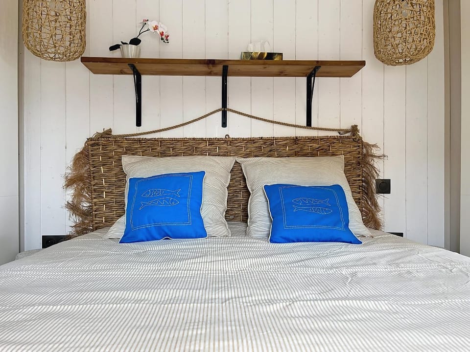 Beach house climatisée - 6 pers. - FR-1-875-6 Chalet in Saint-Pair-sur-Mer