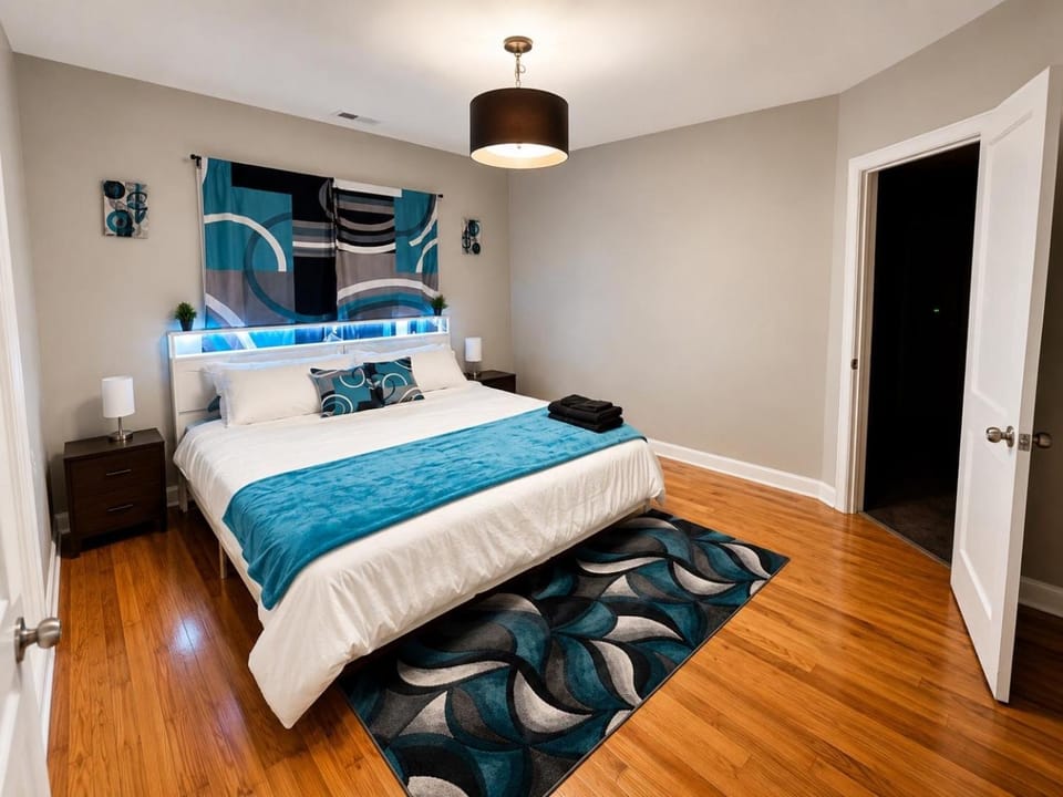Bed, Photo of the whole room, Bedroom