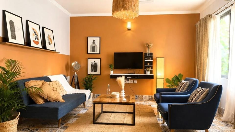 Boho Haven Siolim 1BHK Pool Near Morjim Apartment in Goa, India