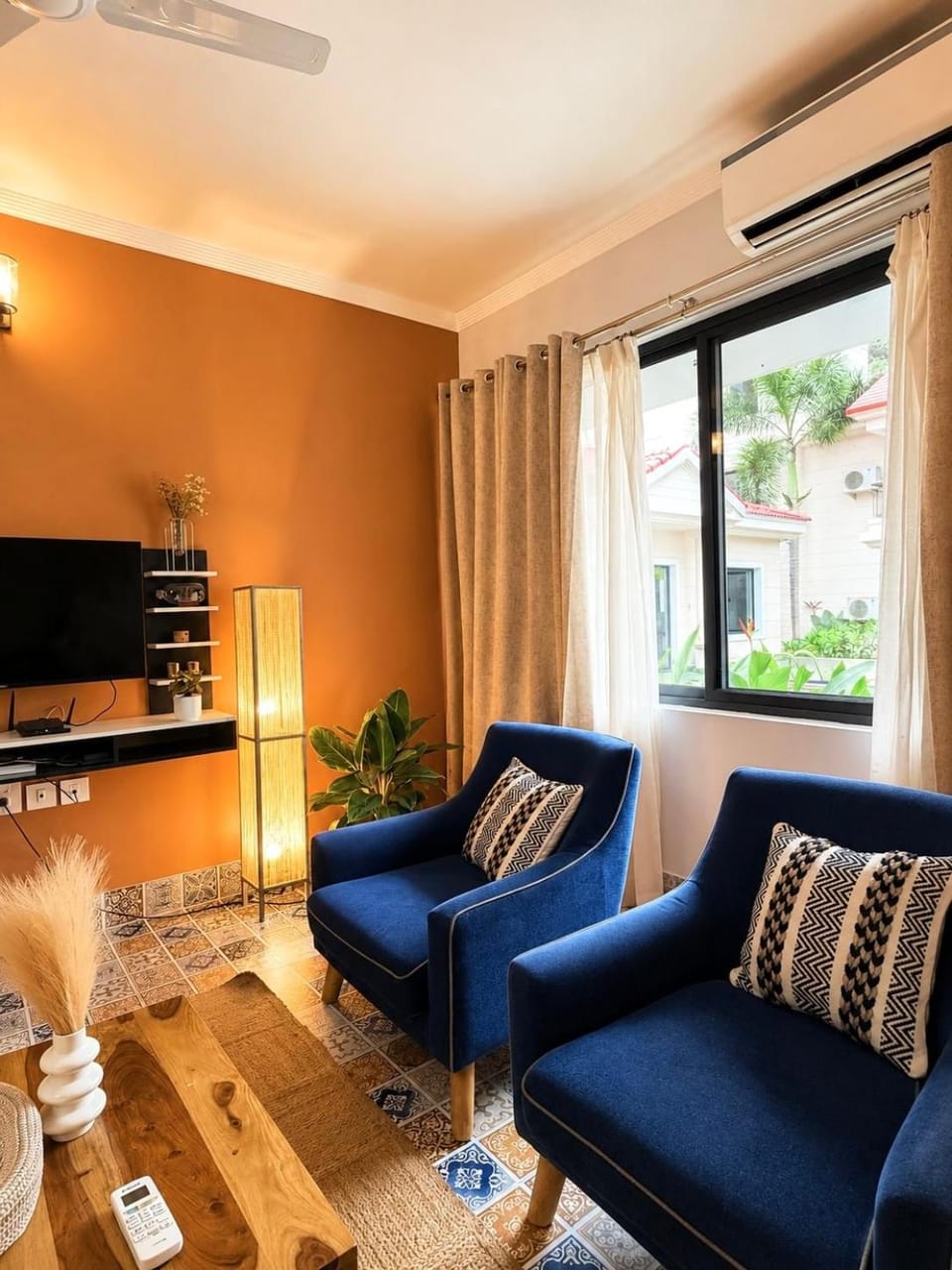 Boho Haven Siolim 1BHK Pool Near Morjim Apartment in Goa, India