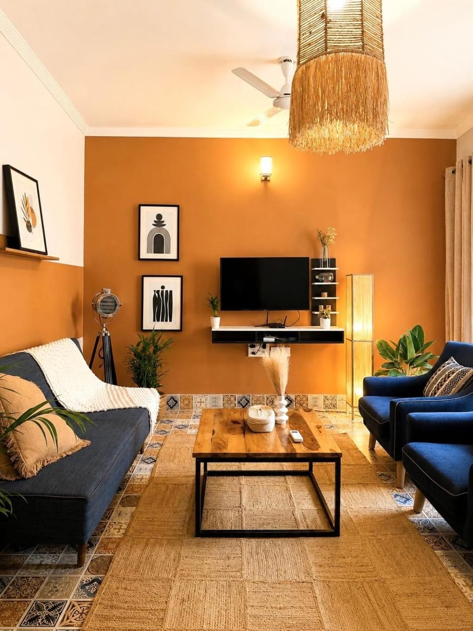 Boho Haven Siolim 1BHK Pool Near Morjim Apartment in Goa, India