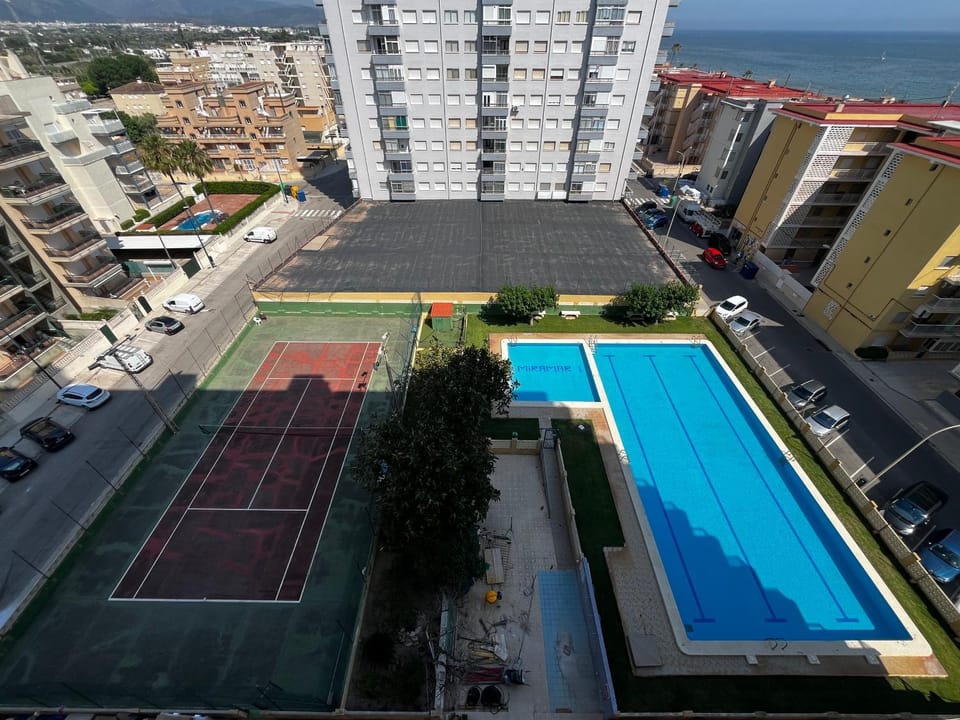 Garden, Tennis court, Pool view, Swimming pool