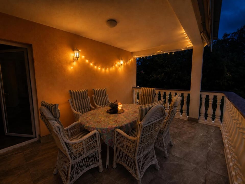 Night, Balcony/Terrace, Seating area