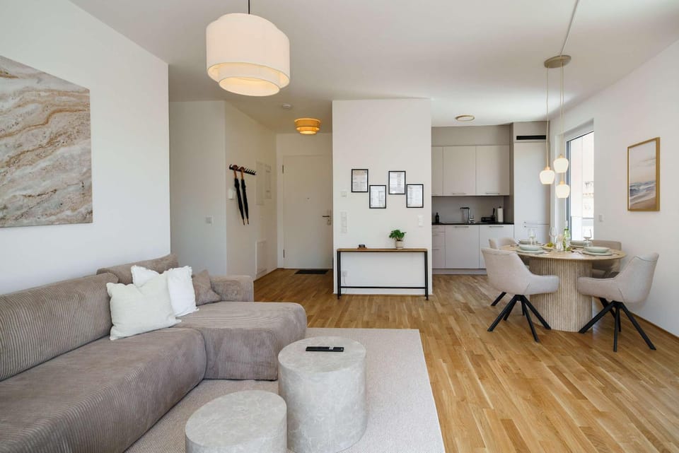 Living room, Seating area, Dining area