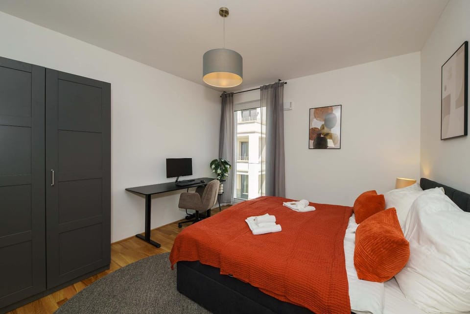 Bed, Photo of the whole room, Bedroom, wardrobe