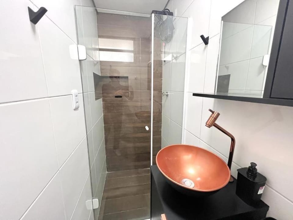 Ocean View Studio Apartment in Santos