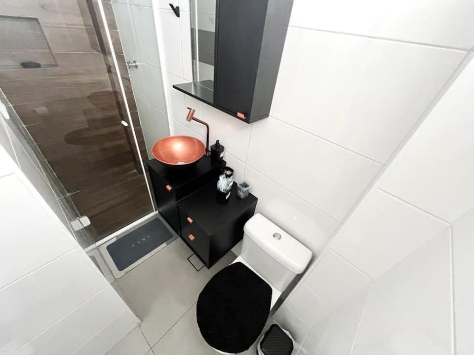 Ocean View Studio Apartment in Santos
