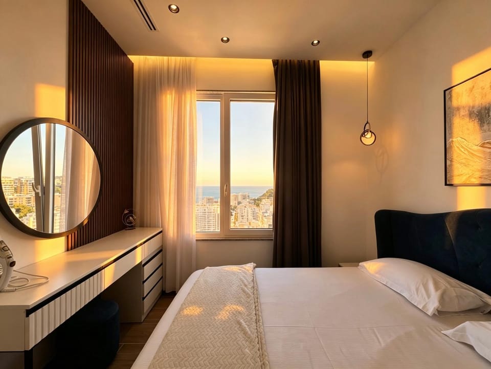 21st Floor Seaview Vollga Promenade Catamaran III Apartment in Tirana County, Albania