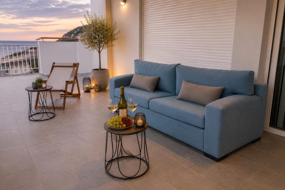 Minimal Panorama Loutraki Apartment in Euboea