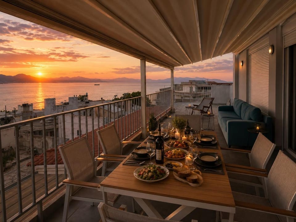 Minimal Panorama Loutraki Apartment in Euboea