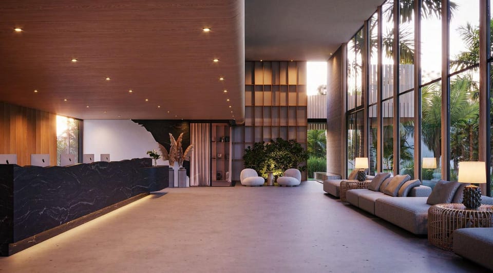 Lobby or reception, Guests, group of guests