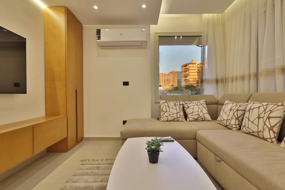 Living room, air conditioner