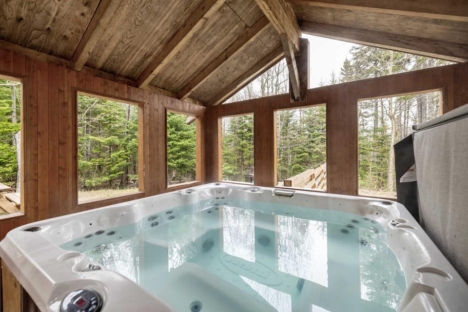 Nocturne Spa Prive 3 Chambres 2 SDB Domaine Boreal Chalet in Baie-Saint-Paul