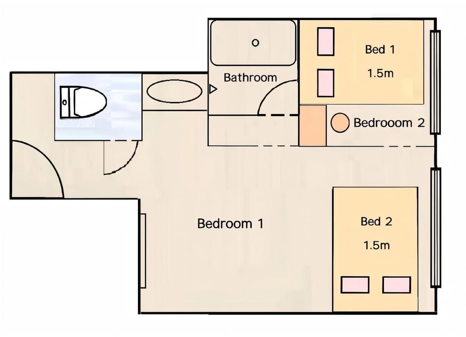 Luxury Suite Mdob in Shinjuku, Tokyo, super luxury Dyson & POLA top configuration! 3 min to Waseda station, maximum 4 guests Apartment in Shinjuku