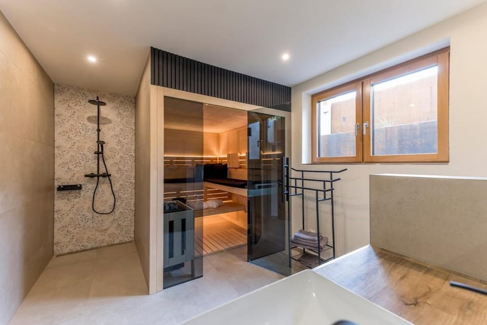 Shower, Sauna, Bathroom