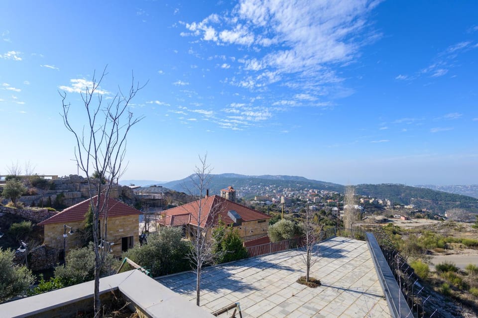 Natural landscape, Bird's eye view, Mountain view