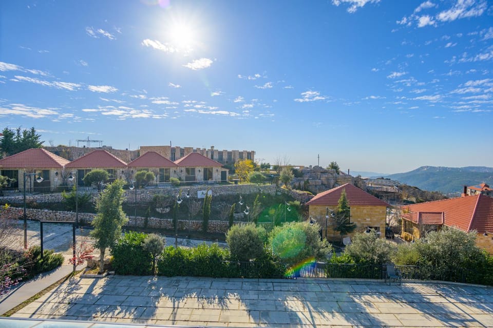 Property building, Natural landscape, Mountain view