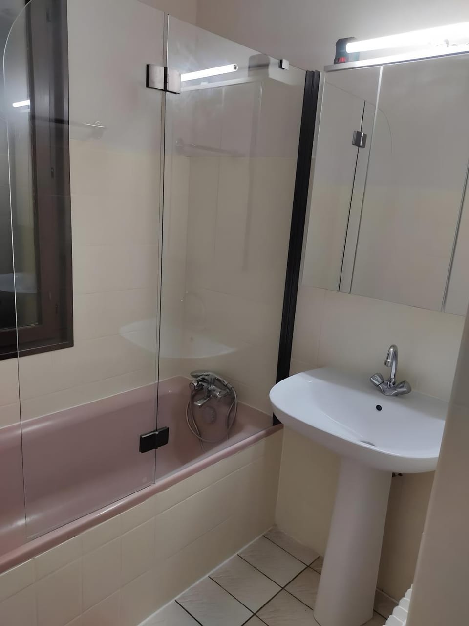 Bathroom, Living room