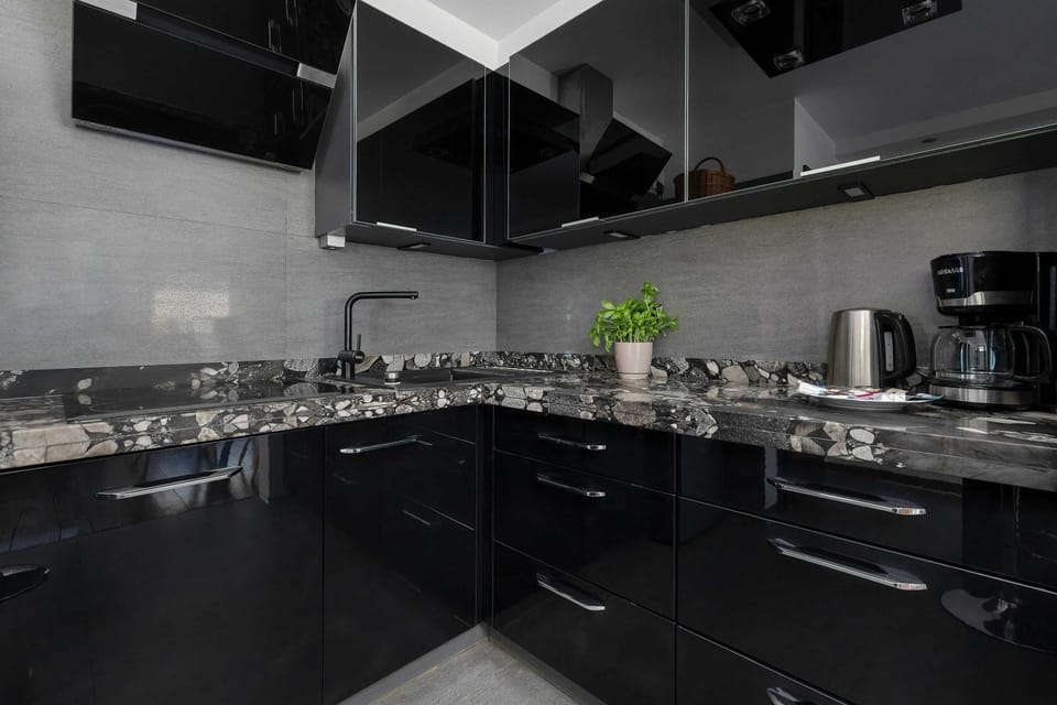 Coffee/tea facilities, Kitchen or kitchenette, dishwasher, stove