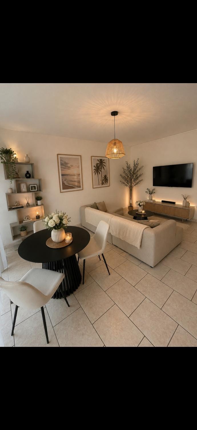 Appartement vue mer plage Apartment in Le Barcarès
