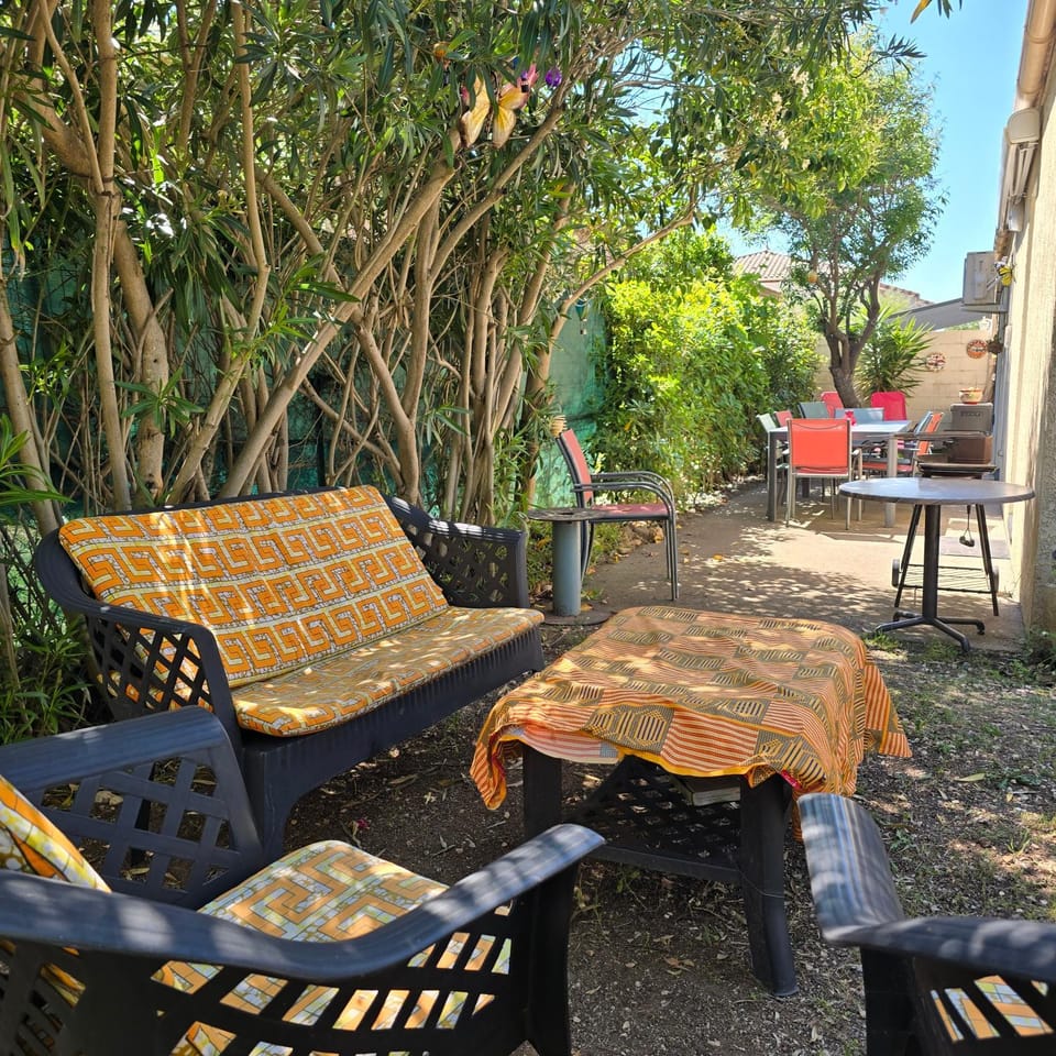 Patio, Spring, Garden, Garden view