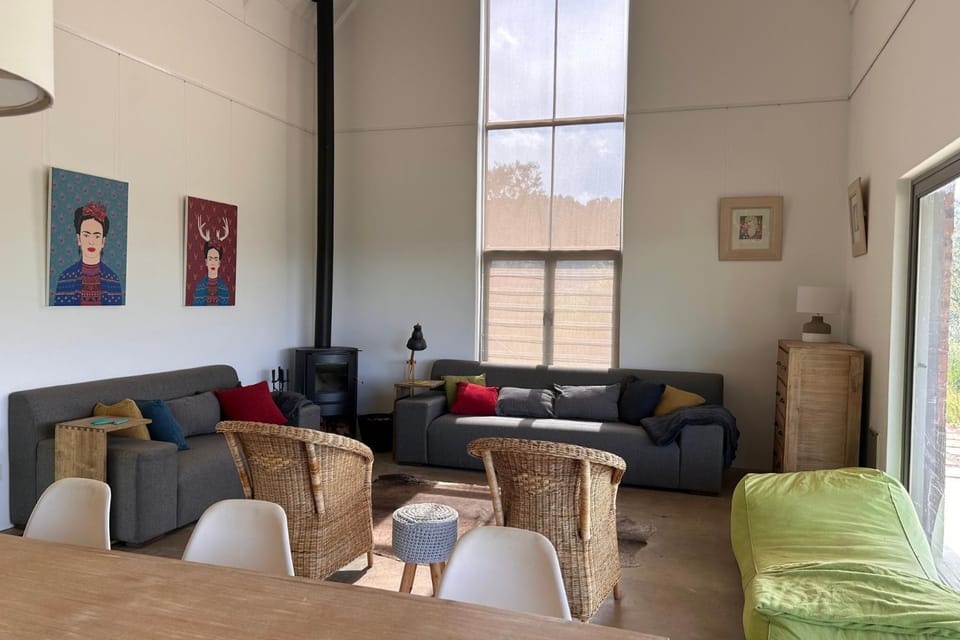 Living room, fireplace