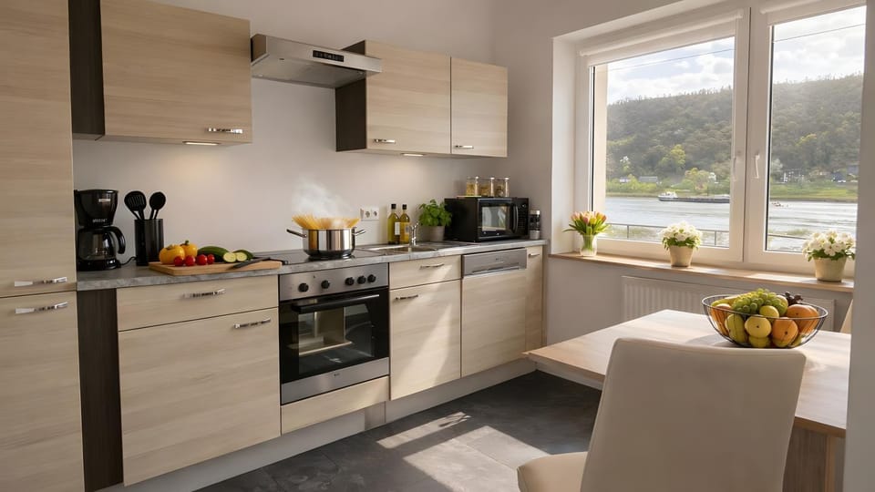 Kitchen or kitchenette, Living room