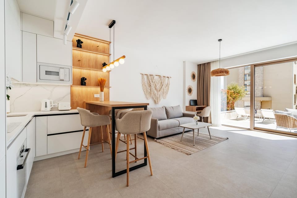 Living room, Seating area, oven, kitchen, kitchen