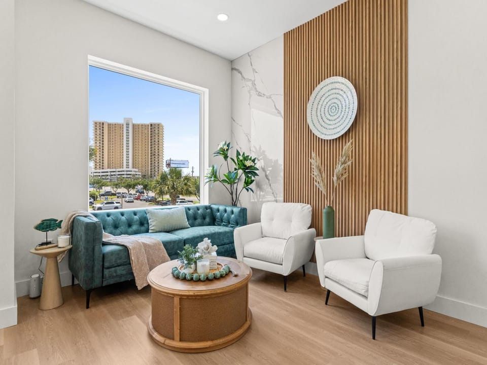 Living room, Seating area, City view, furniture