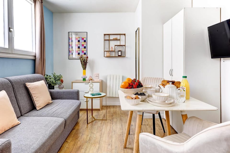Appartement chaleureux proche Buttes-Chaumont Apartment in Paris
