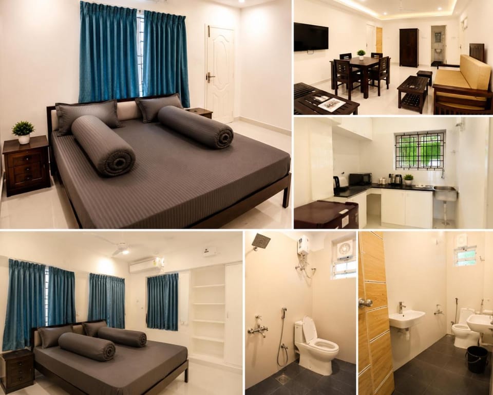 T Nagar -F2- 2BHK Aparthotel Shopping central FIRST FLOOR Apartment hotel in Chennai