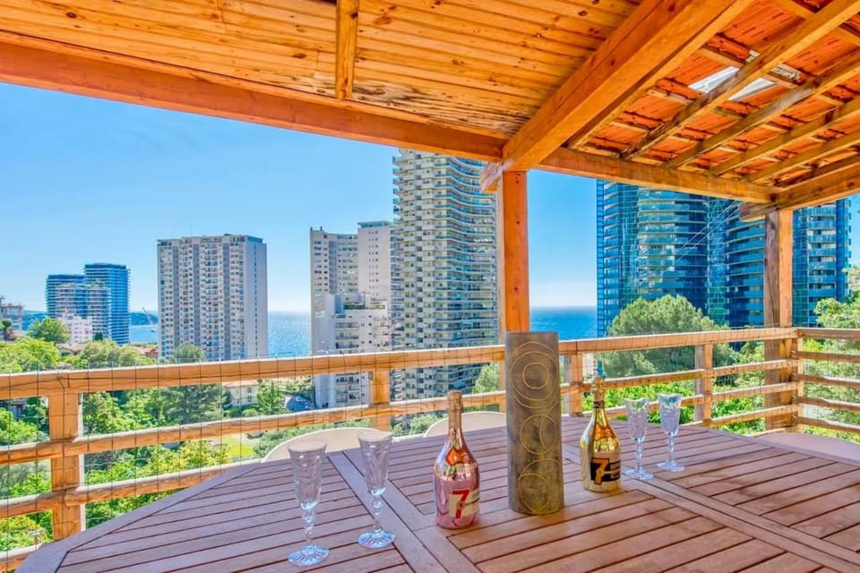 Villa Beausoleil parking - panoramic view Villa in Monaco